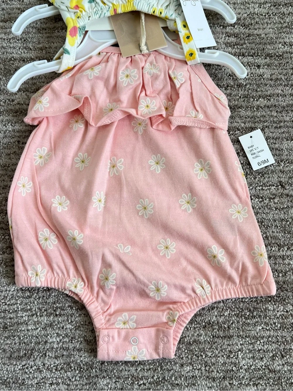 NWT Jessica Simpson Baby Summer Bodysuits 2 Pack